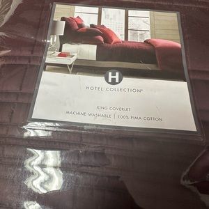 Hotel Collection Quilted Coverlet king Basic Ombré